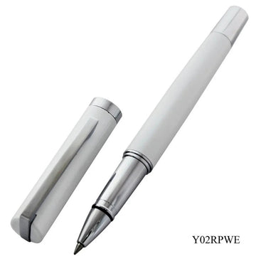 jags-mumbai Roller Pens Roller pen white sliver clip