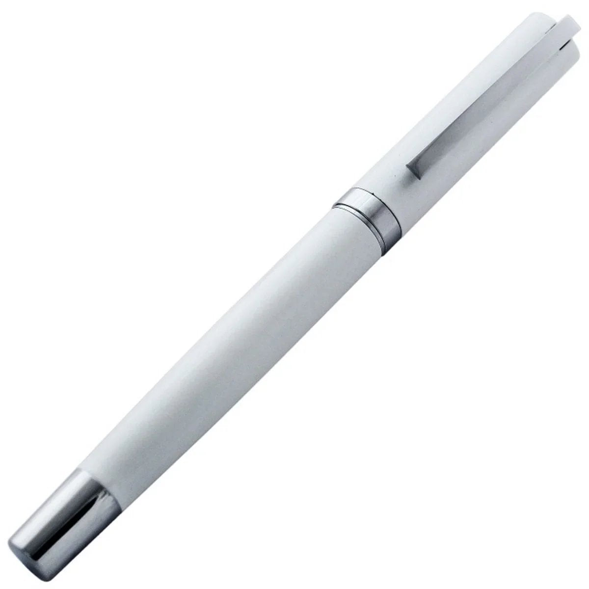 jags-mumbai Roller Pens Roller pen white sliver clip