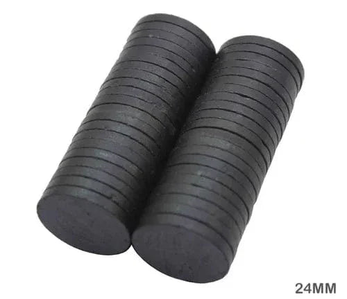 Black 12X3Mm Magnet 50Pc (12Mm)