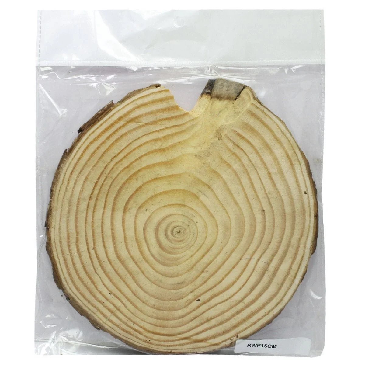jags-mumbai Wooden Slice and Cut Out Round Wood Plate 14CM TO 15CM 1.5CM RWP15CM