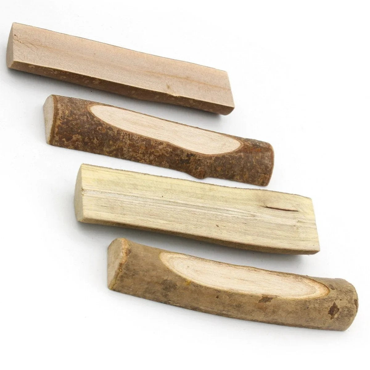 jags-mumbai Wooden Slice and Cut Out Round Wooden Stick Tree Big 4inch 4pcs RWST4INCH