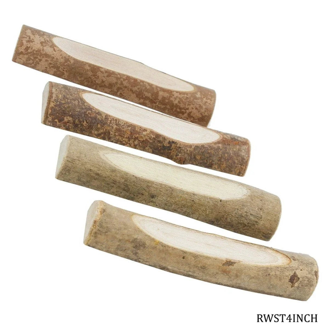 jags-mumbai Wooden Slice and Cut Out Round Wooden Stick Tree Big 4inch 4pcs RWST4INCH