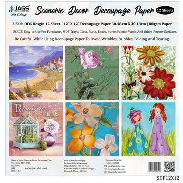 jags-mumbai Decoupage Sceneric Decor Decoupage Paper SDP12X12