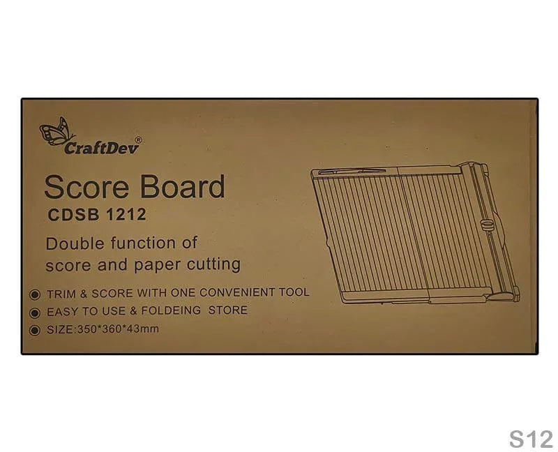 MG Traders 1 Cutter Knife Scoring And Trimming Board (S12) 12"X12"
