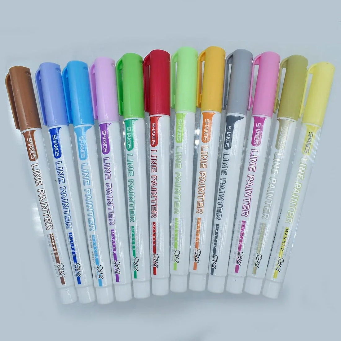 jags-mumbai Marker Shands Line Painter Marker 12 Colour S312-12