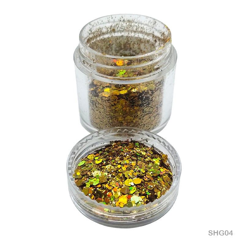 MG Traders 1 Resin Art & Supplies Shg04 Shimmer Glitter Laser Gold