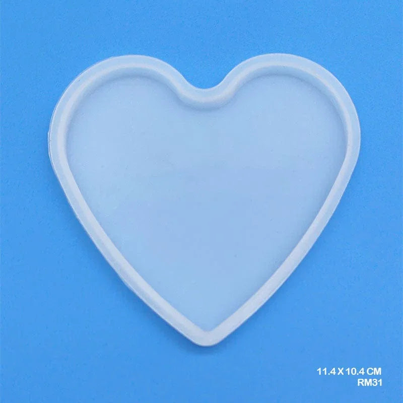 MG Traders Resin Art & Supplies Rm31 Silicon Mold 4" (11.4 X 10.4 Cm)