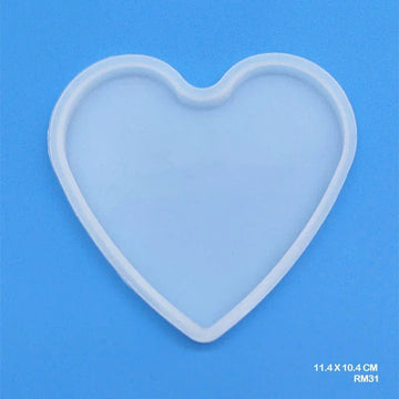 MG Traders Resin Art & Supplies Rm31 Silicon Mold 4" (11.4 X 10.4 Cm)