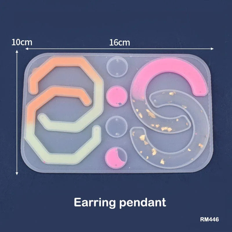 MG Traders Resin Art & Supplies Rm446 Silicon Mould (16 X 10Cm)