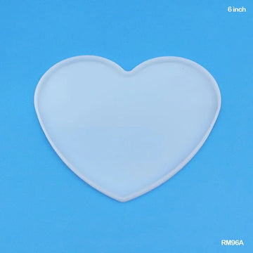MG Traders Resin Art & Supplies Rm96A Silicone Mold Heart 19Cm