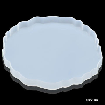 jags-mumbai Mould Silicone Mould Agate Plate Design 6 Inch SMAP6IN
