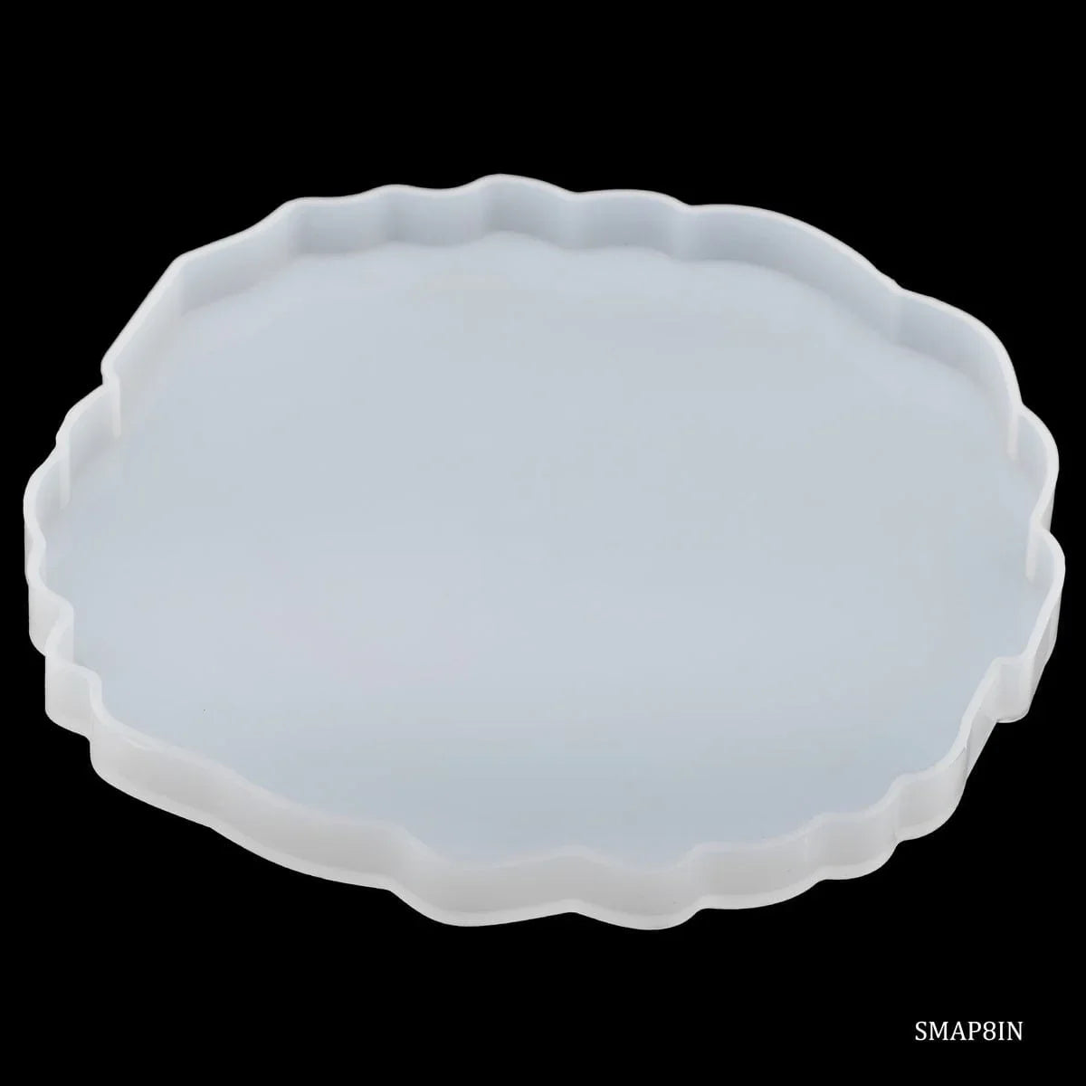 jags-mumbai Mould Silicone Mould Agate Plate Design 8 Inch