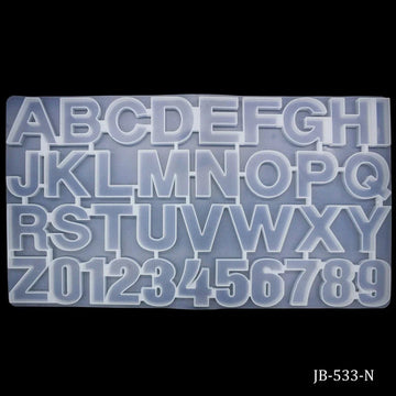 jags-mumbai Jags Silicone Mould Silicone Mould AToZ And 0To9 36.50X19.5CM JB-533-N