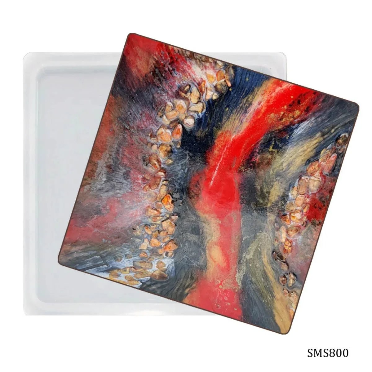 jags-mumbai Mould Silicone Mould Square 8 Inch SMS800
