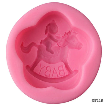 jags-mumbai Mould Silicone Mould Wodden Horse JSF118