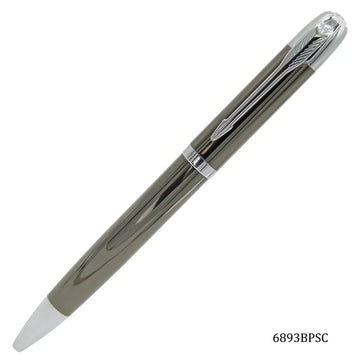jags-mumbai Ball Pens Silver Clip Ball Pen Black Gun Mate