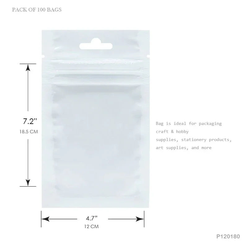 MG Traders Bag Small Business Packing Bags Pp Bag 120X180Mm 100Pcs