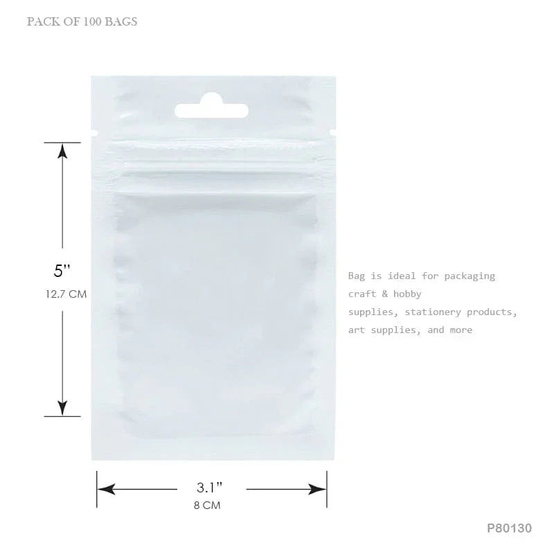 MG Traders Bag Small Business Packing Bags Pp Bag 80X130Mm 100Pcs