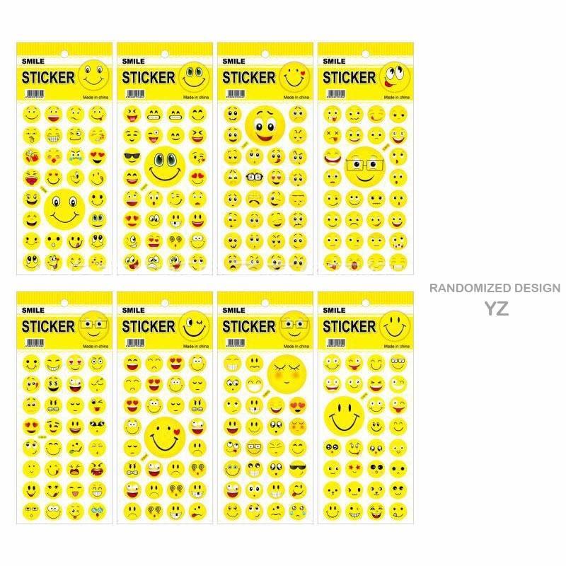 MG Traders Pack Stickers Yz Smile Journaling Sticker  (Contain 1 Unit)
