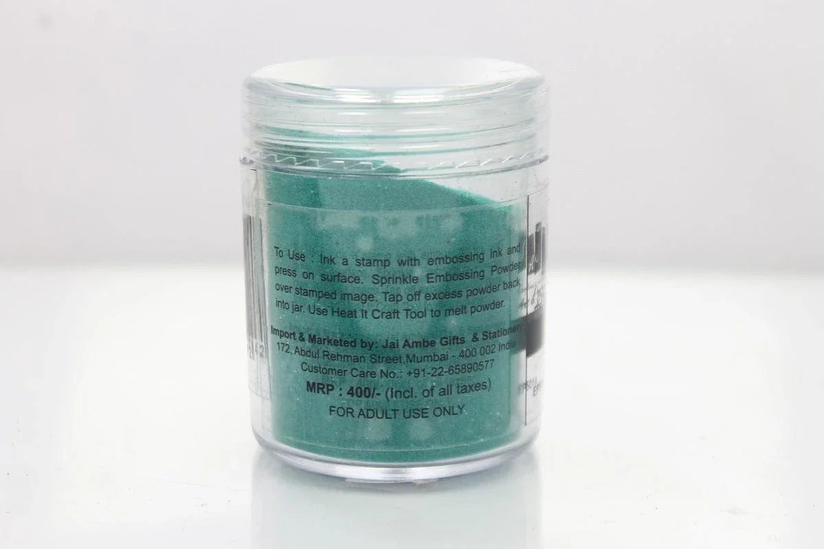 jags-mumbai Emboss material Solid Green Embossing Powder