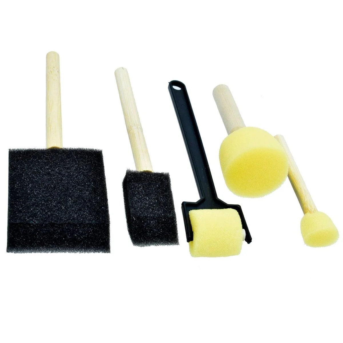jags-mumbai Sponge Brush Items Sponge Brush Set 5pcs Shapes JB-PWB006